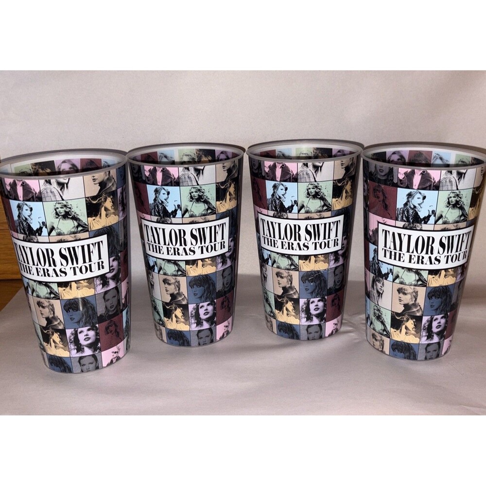 4-Official Taylor Swift The Eras Tour Concert Movie AMC Theaters Cups 44oz